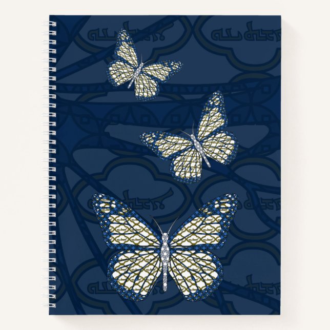 Jüdisches Monarch SpiralNotebook Notizbuch (Vorderseite)