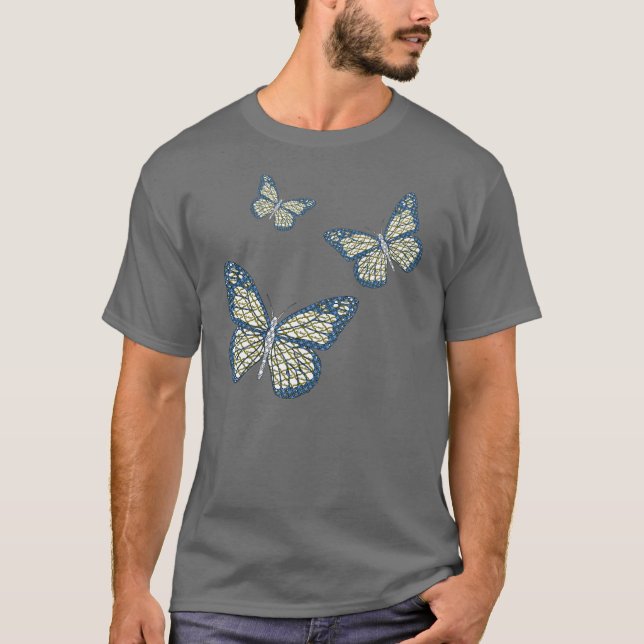 Jüdisches Monarchen Männerdunkles Shirt (Vorderseite)