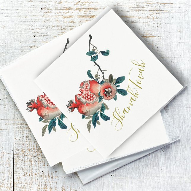 Jüdisches Neujahr Rosh Hashanah Elegant süße Früch Serviette (Von Creator hochgeladen)