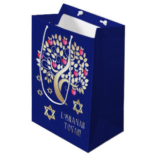 Jüdisches Neujahr   Rosh Hashanah Gift Bags Mittlere Geschenktüte