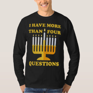 Jüdisches Pessach Seder Ich habe mehr als vier Que T-Shirt
