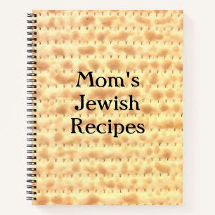 Jüdisches Rezept der Mama Matzo Spiral Notebook Notizbuch