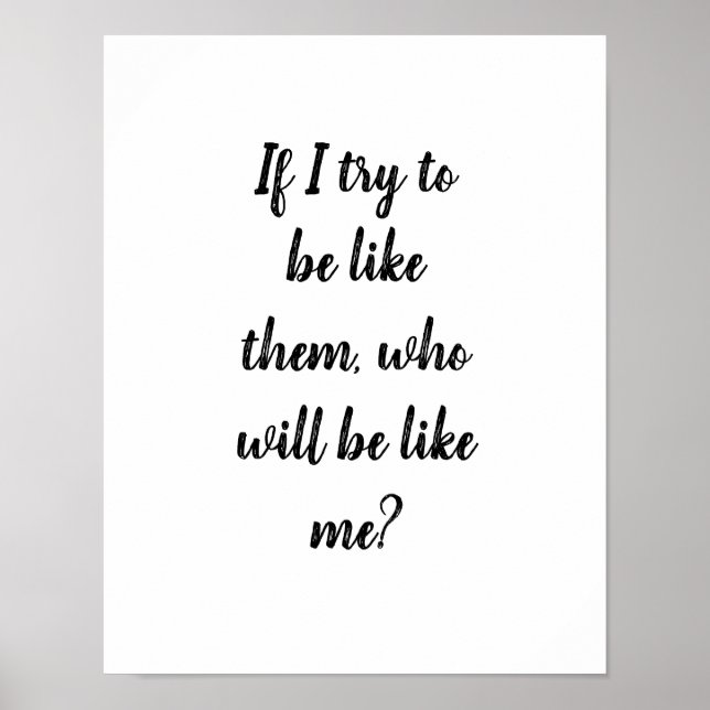 Jüdisches Sprichwort *motivierend* Poster (Vorne)