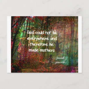 jüdisches Sprichwort Postkarte