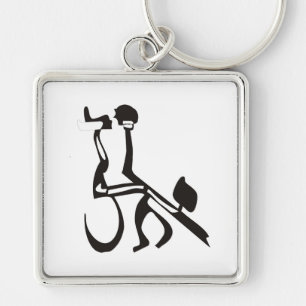 Jüdisches Tango Schlüsselanhänger