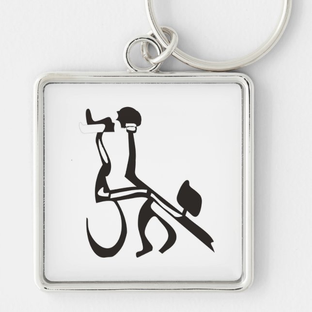 Jüdisches Tango Schlüsselanhänger (Vorne)