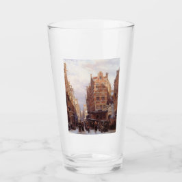 Jüdisches Viertel in Amsterdam (Vintage Stadtumgeb Glas