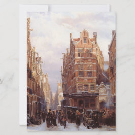 Jüdisches Viertel in Amsterdam (Vintage Stadtumgeb Karte