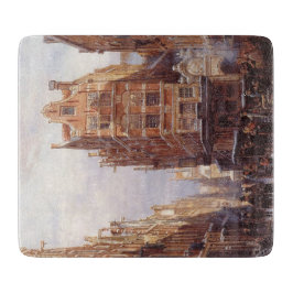 Jüdisches Viertel in Amsterdam (Vintage Stadtumgeb Schneidebrett