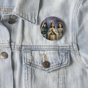 Judith, Esther und selige Jungfrau Maria Ansteckna Button