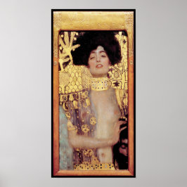 Judith, femme fatale, gemalt von Gustav Klimt, Kun Poster