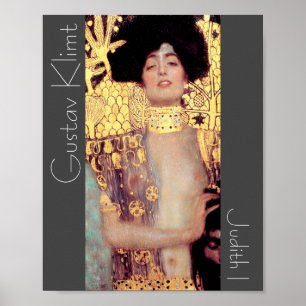 Judith I Holofares Gustav Klimt Poster