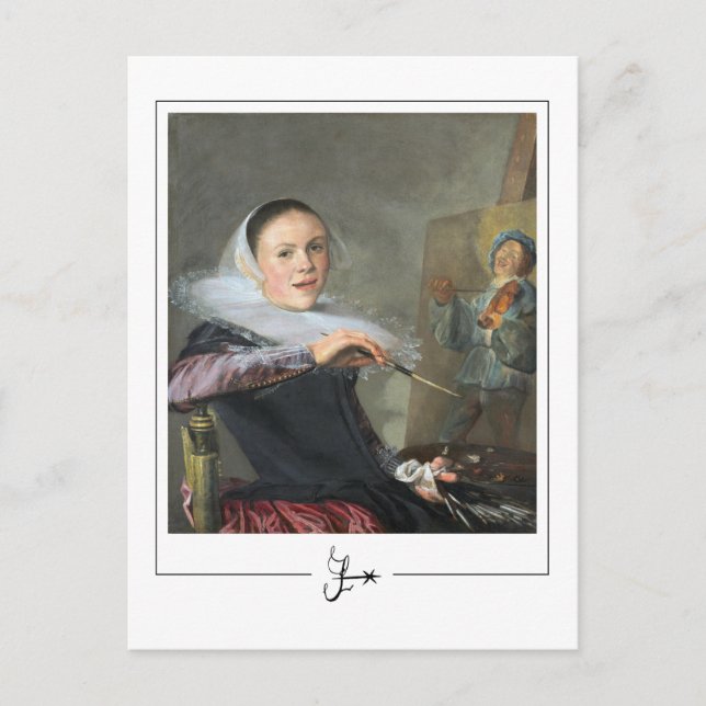 Judith Leyster #4 - Fine Art Postcard Postkarte (Vorderseite)