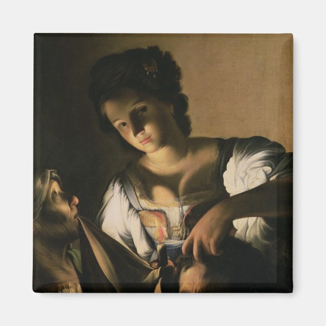 Judith mit dem Kopf von Holofernes, 1615 Magnet (Vorne)