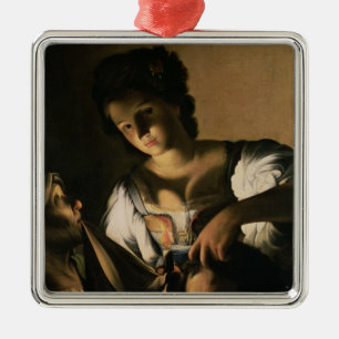 Judith mit dem Kopf von Holofernes, 1615 Ornament Aus Metall