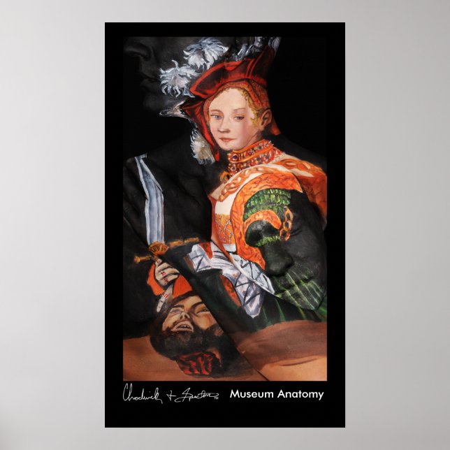 Judith mit dem Leiter von Holofernes, nach Cranach Poster (Vorne)