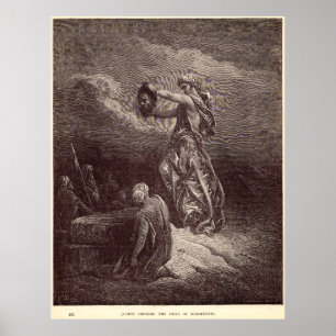 Judith Showing the Head of Holofernes Gustave Dore Poster
