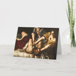 Judith Slaying Holofernes - Artemisia Gentileschi Karte
