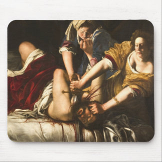 Judith Slaying Holofernes - Artemisia Gentileschi Mousepad