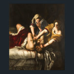 Judith Slaying Holofernes - Artemisia Gentileschi Poster<br><div class="desc">Judith Slaying Holofernes - Artemisia Gentileschi</div>