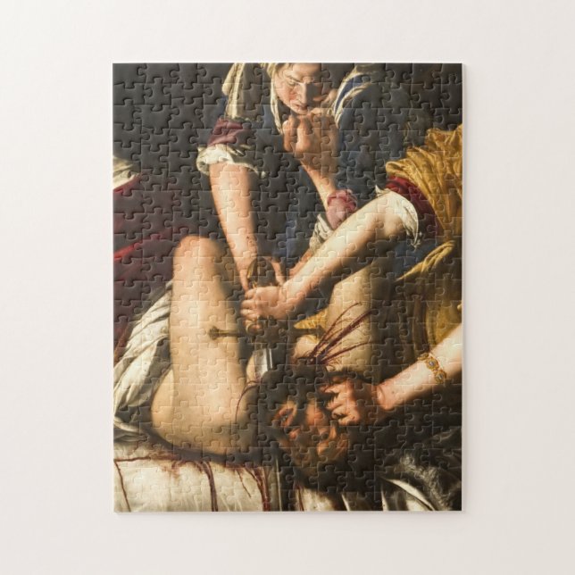 Judith Slaying Holofernes - Artemisia Gentileschi Puzzle (Vertikal)