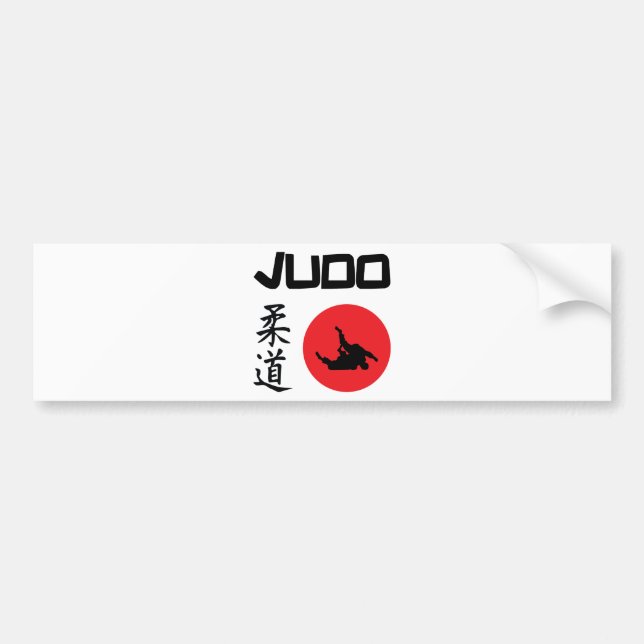 Judo Autoaufkleber (Vorne)