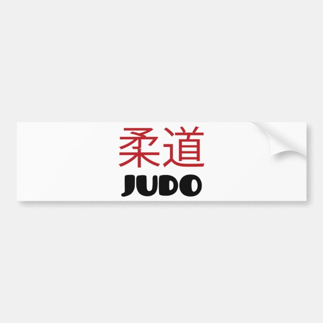 Judo Autoaufkleber (Vorne)