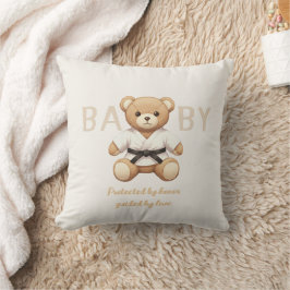 Judo Black Belt Bear Baby Shower Collection Kissen