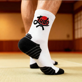 Judo -Black Belt - Rising Sun Socken