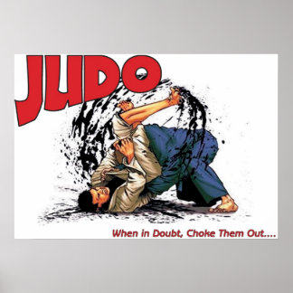 Judo Choke Out Poster