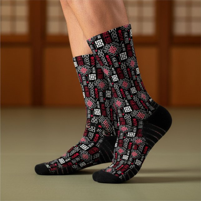 Judo - clean modern geometric pattern socken (Von Creator hochgeladen)