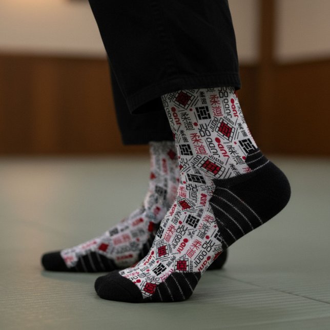 Judo - clean modern geometric pattern socken (Von Creator hochgeladen)