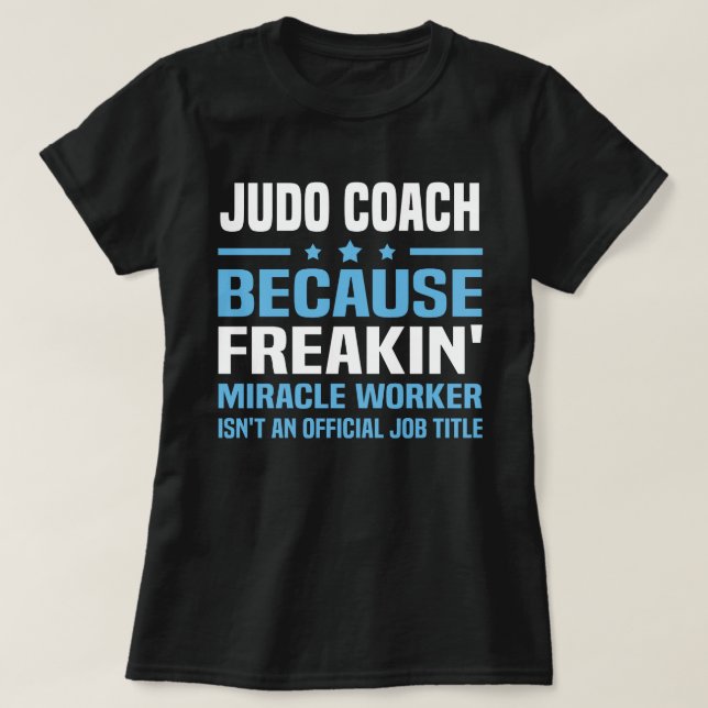 Judo Coach T-Shirt (Design vorne)