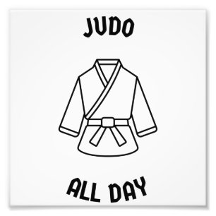 Judo den ganzen Tag Fotodruck