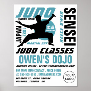 Judo Design, Judo-Klassen-Werbung Poster