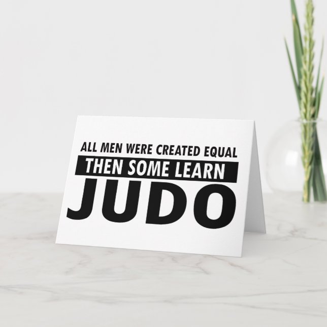 judo designs karte (Vorderseite)