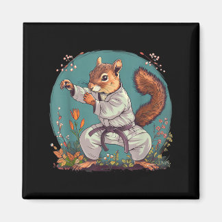 Judo Eichhörnchen Natur Taekwondo Karate MMA Eichh Magnet