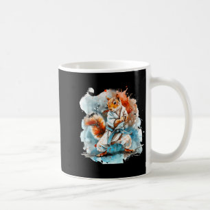 Judo Eichhörnchen Wasserfarbe Taekwondo Karate MMA Kaffeetasse