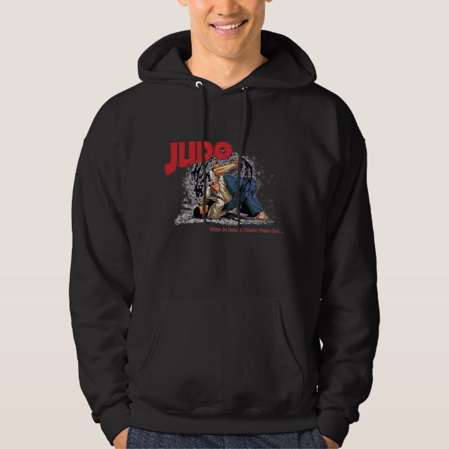 Judo erdrosselt heraus hoodie (Vorderseite)