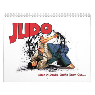 Judo erdrosselt heraus kalender