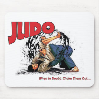Judo erdrosselt heraus mousepad