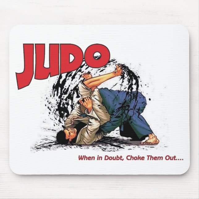 Judo erdrosselt heraus mousepad (Vorne)
