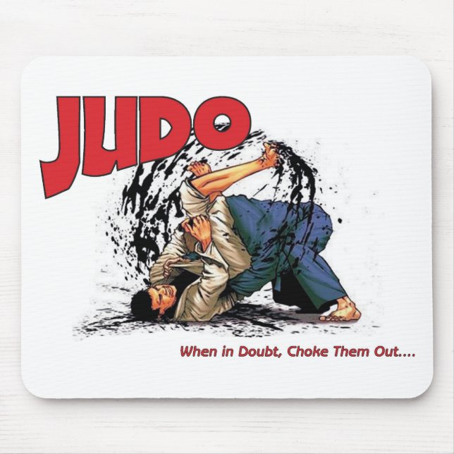 Judo erdrosselt heraus mousepad (Vorne)
