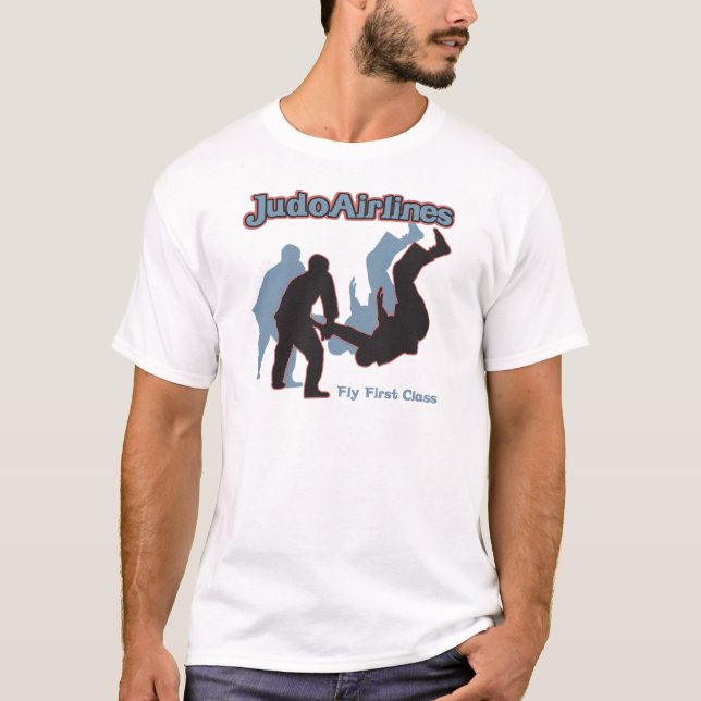 Judo-Fluglinien T-Shirt (Vorderseite)