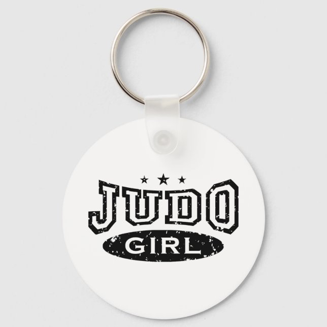 Judo Girl Schlüsselanhänger (Vorderseite)