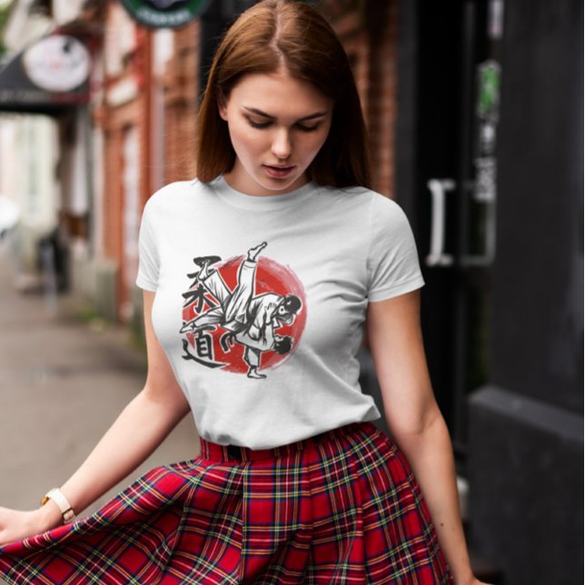 Judo Hand Drawn Fighters T-Shirt (Von Creator hochgeladen)