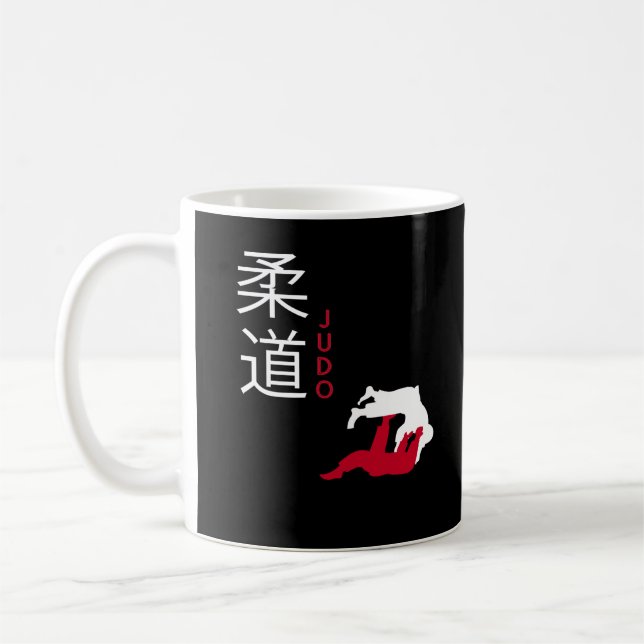 Judo Japanese Martial Arts Kaffeetasse (Links)