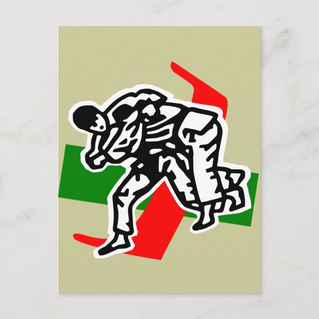 Judo Ju Jitsu Postkarte (Vorderseite)