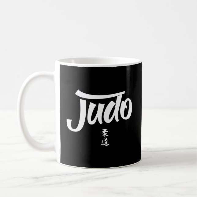 Judo Judoka Mial Judoist Fighter Kaffeetasse (Links)