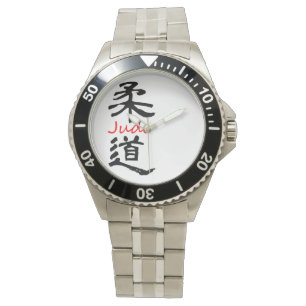Judo-Kalligraphieuhr Armbanduhr